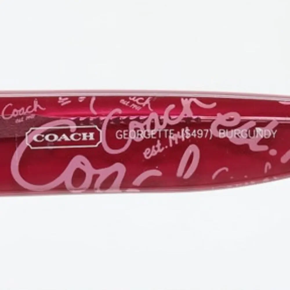 Coach Georgette (S497) Burgundy 55-17-135 Sunglass / Eyeglass FRAMES ONLY - GOOD